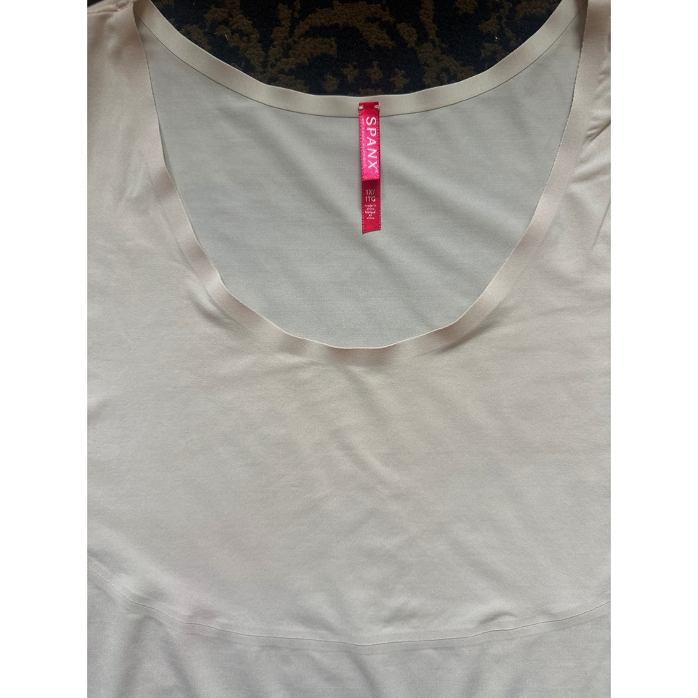 Spanx Trust Your Thinstincts Tank Top 1X Champagne Beige Nude Smoothing Camisole